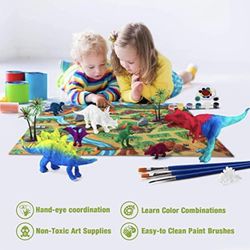 Dinosaur Arts and Crafts for Kids Age 4-8, Dinosaur Painting Toys
