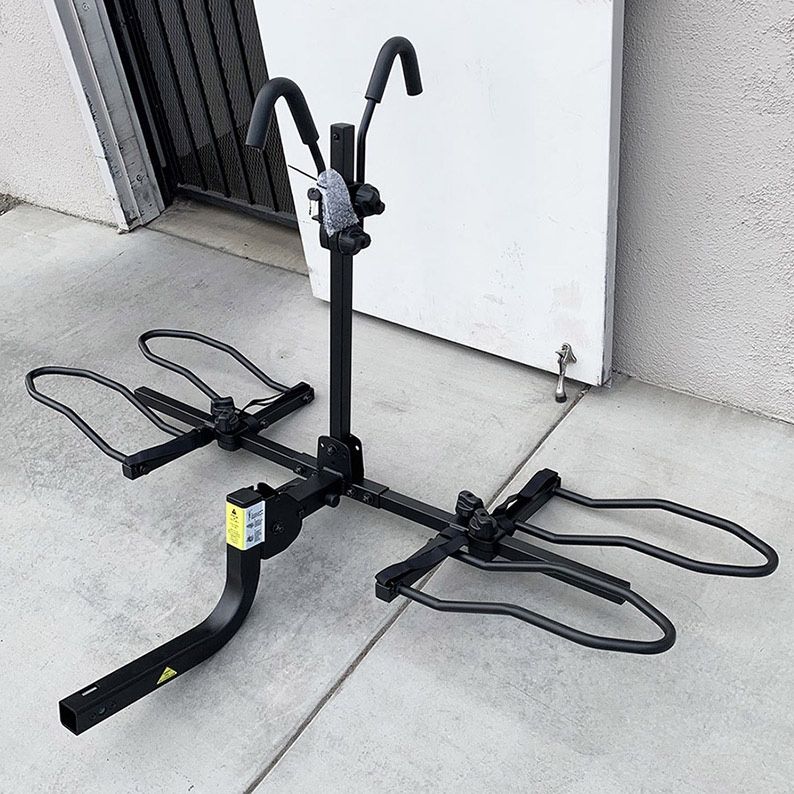 (New in box) $129 KAC (2-Bike) Rack for SUV, Cars, Hatchback Mount fit 2” Anti-Wobble Hitch, Heavy Duty Bicycle Carrier