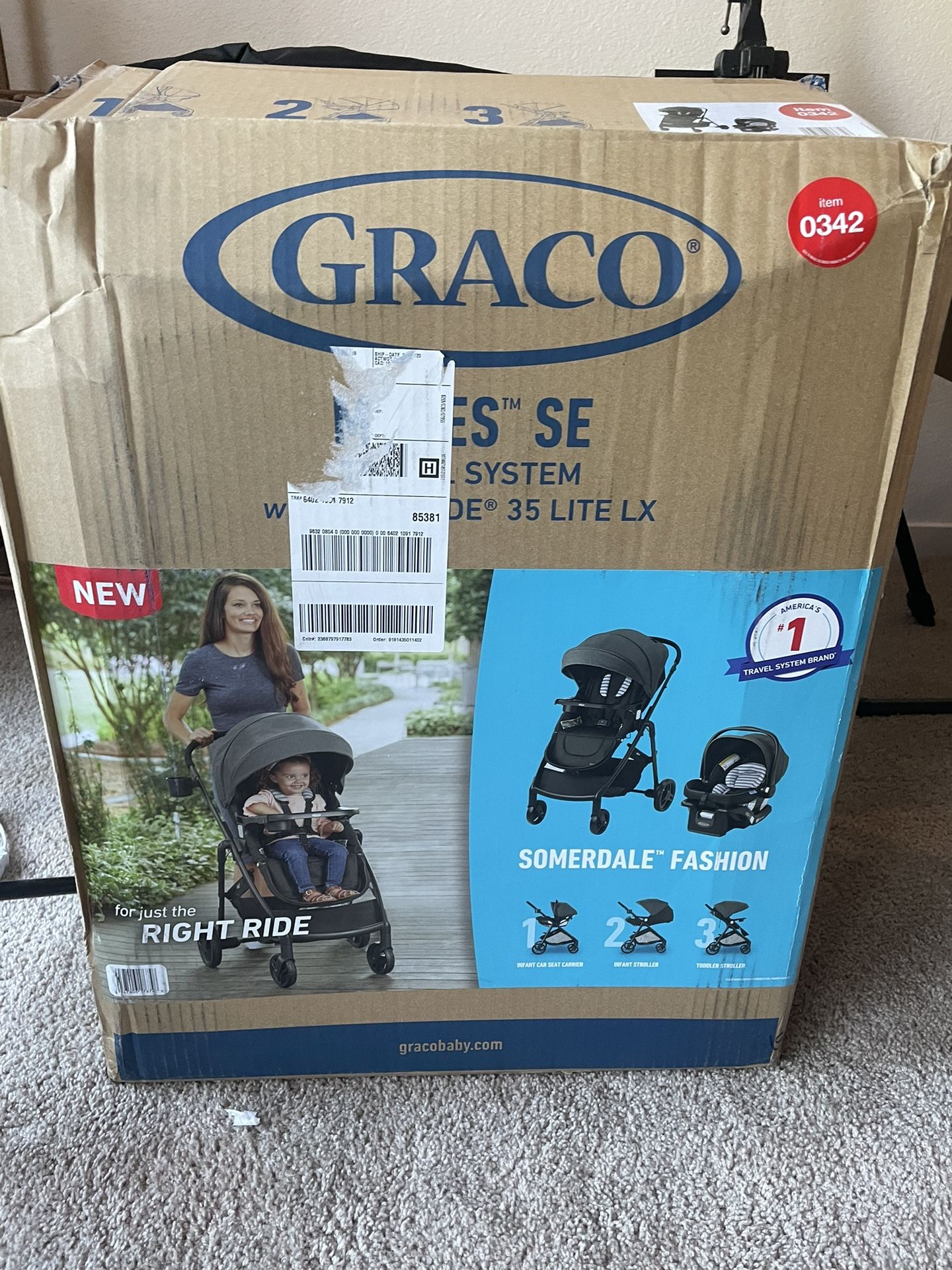 Graco Modes SE Travel System with SnugRide Infant Car Seat - Somerdale
