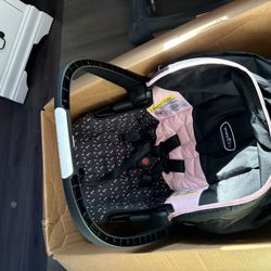 Brand New Pink Car seat 
