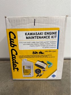 Cub Cadet Maintenance Kits - Kawasaki Engine, 490-950-C063 $59 plus tax at tractor supply