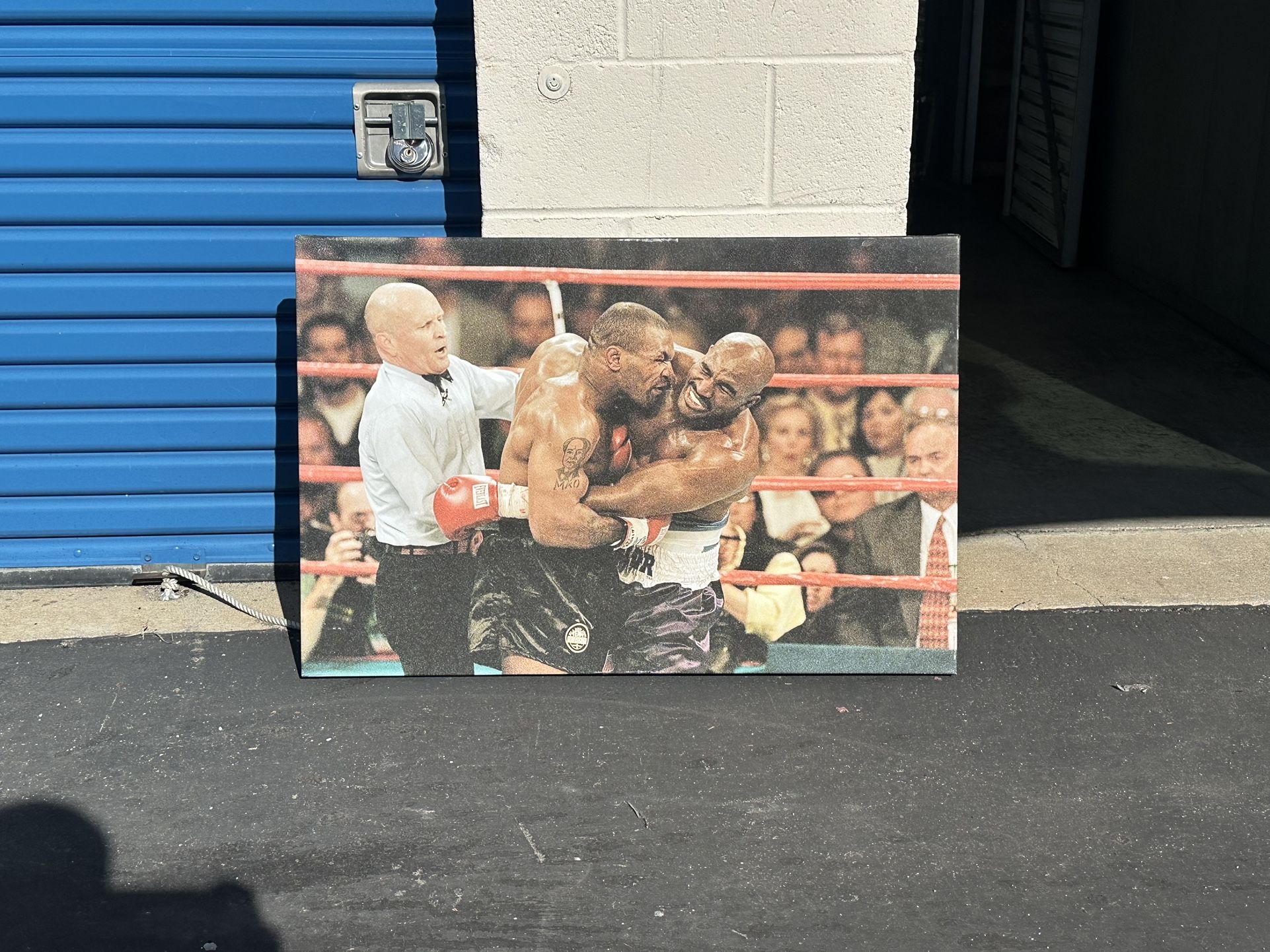 Mike Tyson Vs Evander Holyfield Famous Photo