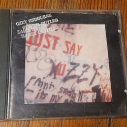 Ozzy Osbourne Music CD Just Say Ozzy Rock Prince Of Darkness Singer
