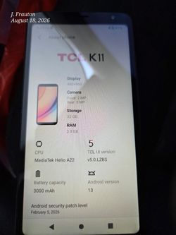 TCL  K11 METRO
