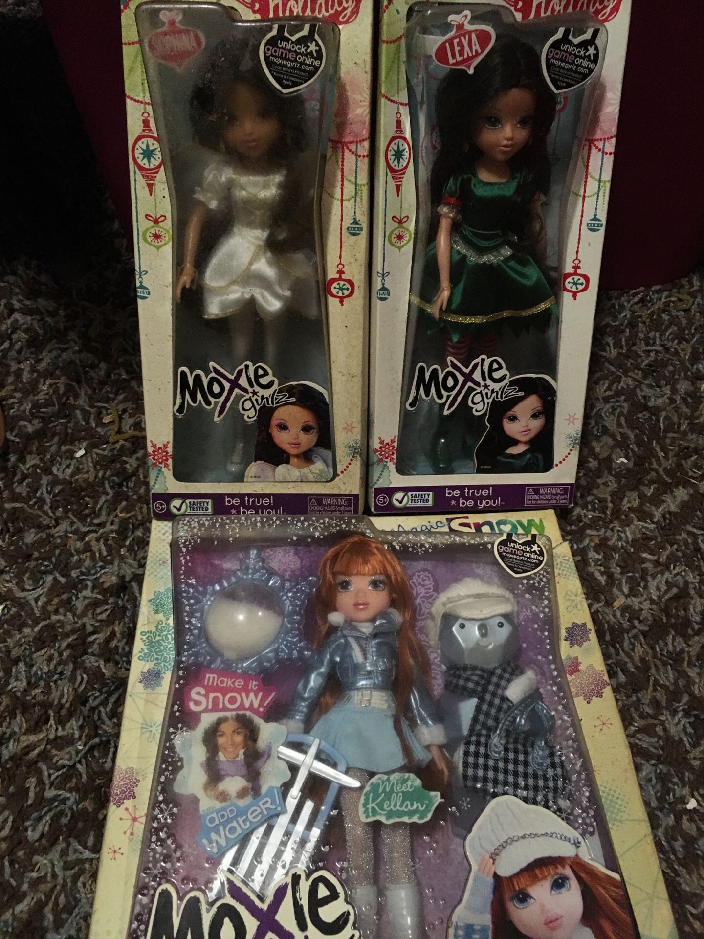 Moxie girlz doll lot holiday winter and Sabrina doll