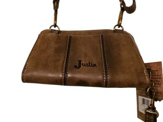 Justin BOOTS Wallet On A String. Nwt