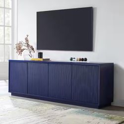 70 in. Dark Blue TV Stand Fits TV's up to 75 in.