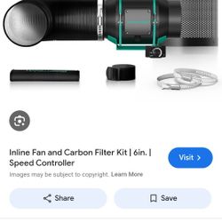 Carbon Filter And Fan