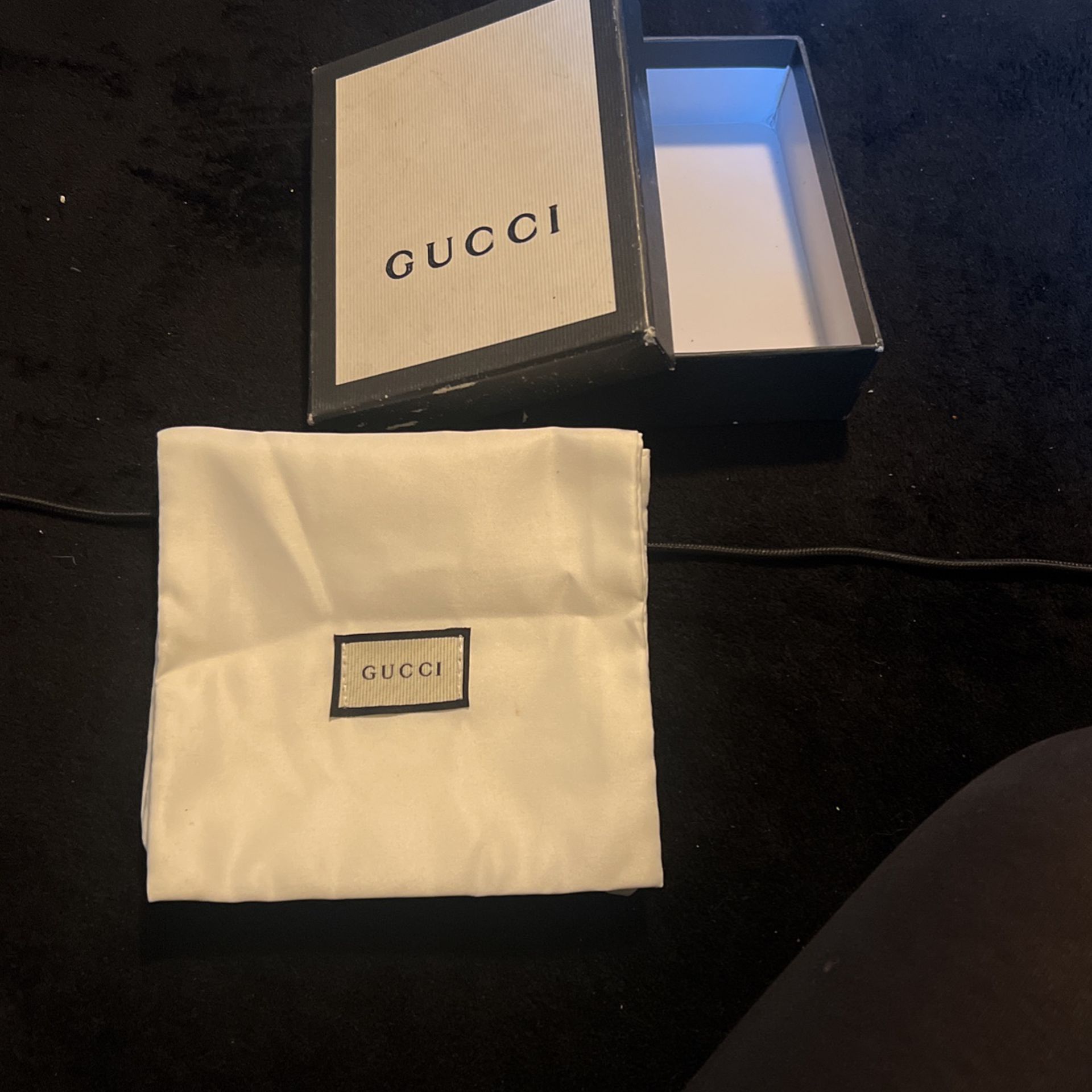 Gucci Wallet Box And Dust Bag