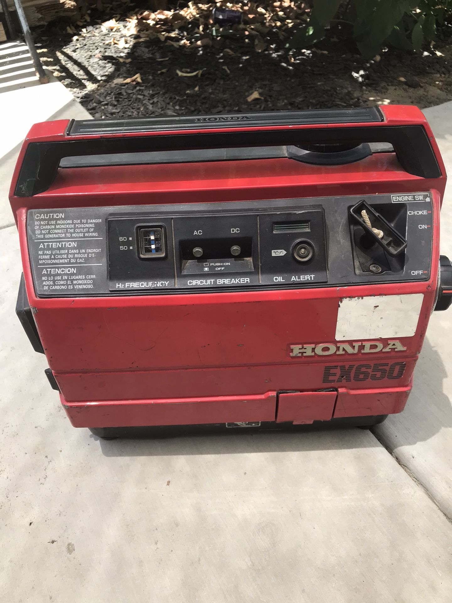 Honda EX650 Portable Generator for Sale in Lake Elsinore, CA OfferUp