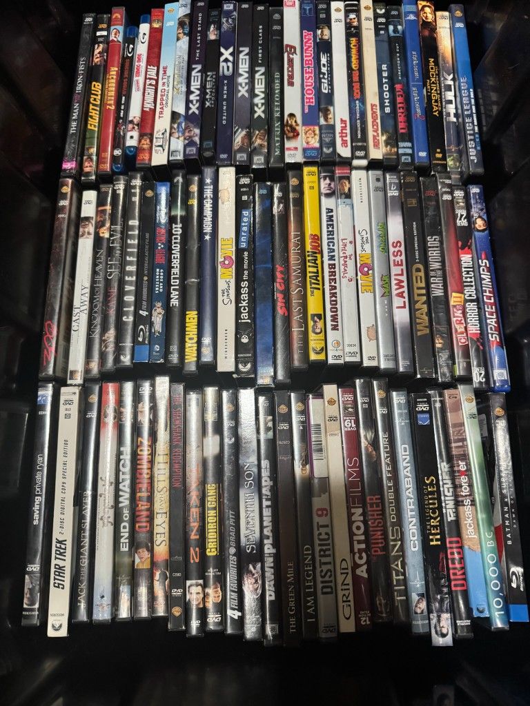 DVD's And Blue-Ray Movies And TV Shows