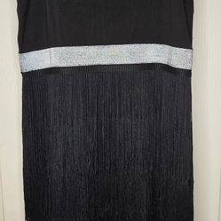 Women's Black Flapper Dress Costume Party Cosplay Evening Dress 