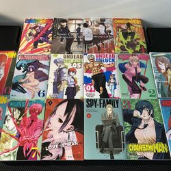An assortment of Different Manga Series I Have. 