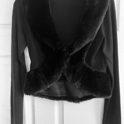 White House Black Market Black Cardigan Size S