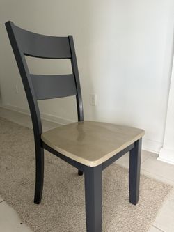 2 Wood Dining Chairs