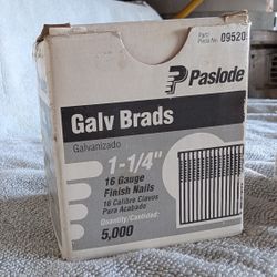 New. Paslode Brad Nail.  16 Gauge, Galvanized . $30