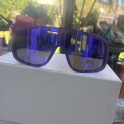 POC Purple Wrap Cycling Sunglasses Plastic Frame Unisex Adults