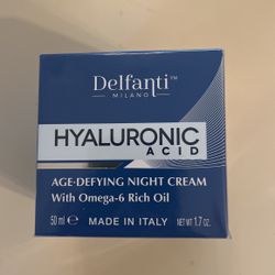 Delfanti Hyaluronic Acid Age Defying Night Cream FREE SHIPPING 