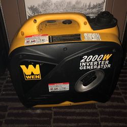 2000 Watt Inverter Generator, Wen Is The Brand Name Like New