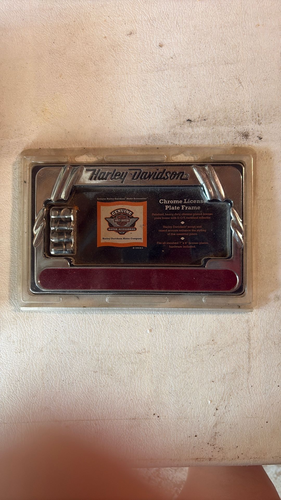 Motorcycle license plate, Harley Davidson