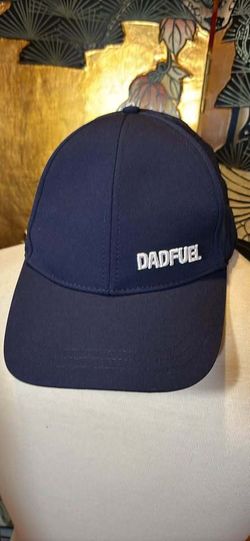Dadfuel Navy Blue Perforated Snapback Hat
