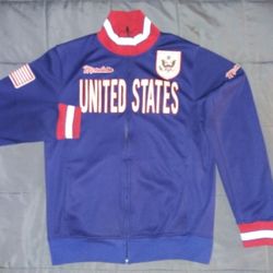 Mondetta Patched Embroidered United States Track Jacket (S)