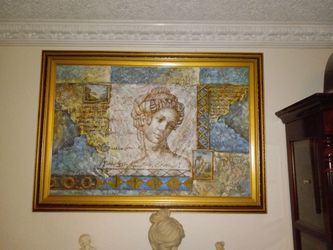 Nice Picture In A Nice Gold  Fram