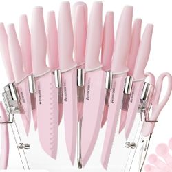 Pink knife Set (Brand new In Box)
