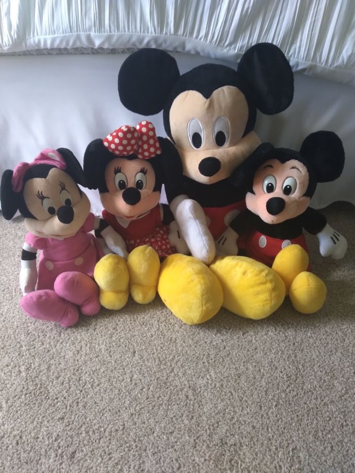 Mickey And Minnie Mouse Plush