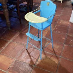 AMSCO Doll Vintage Metal High Chair