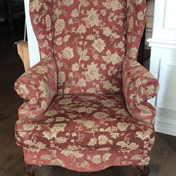 Traditional Wingback Accent Chair