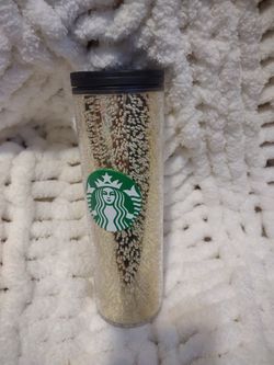 Gold Bubble Starbucks Cup