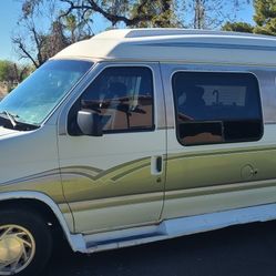 1997 Ford E150 Custom Camper Van - Perfect for Van Life, RV Living, and Off-Grid Adventures - Low Mileage