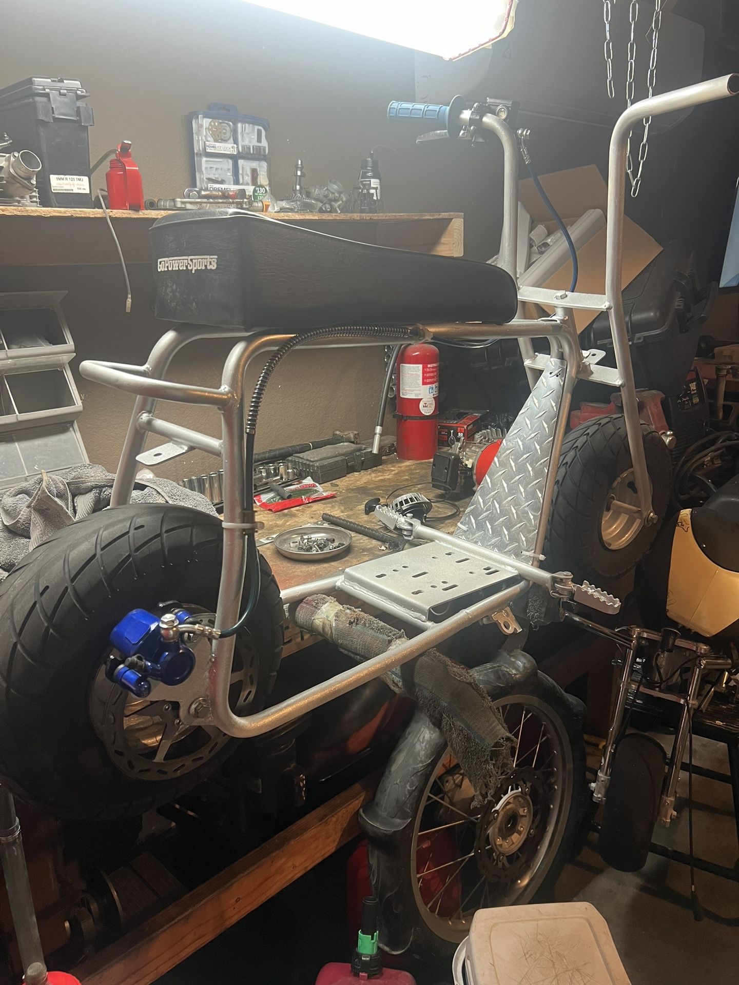 Mini Bike Roller Custom Built Lowered And Stretched.