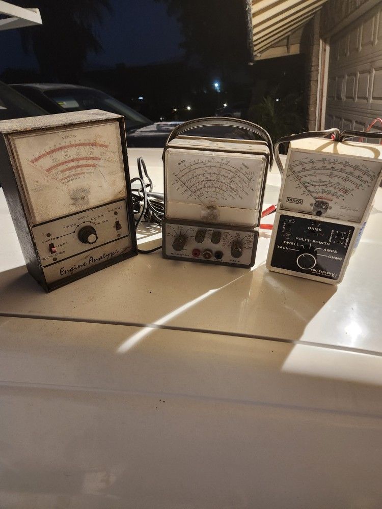 Vintage Engine Analyzer & Diagnostic Meters