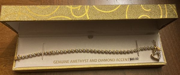 Genuine Amethyst Bracelet