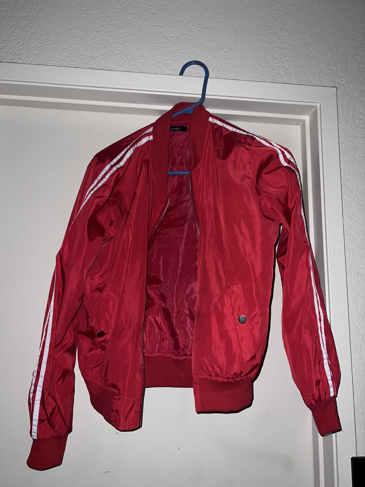 Red Windbreaker