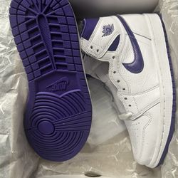 Jordan 1 High Court Purple Size 7W New
