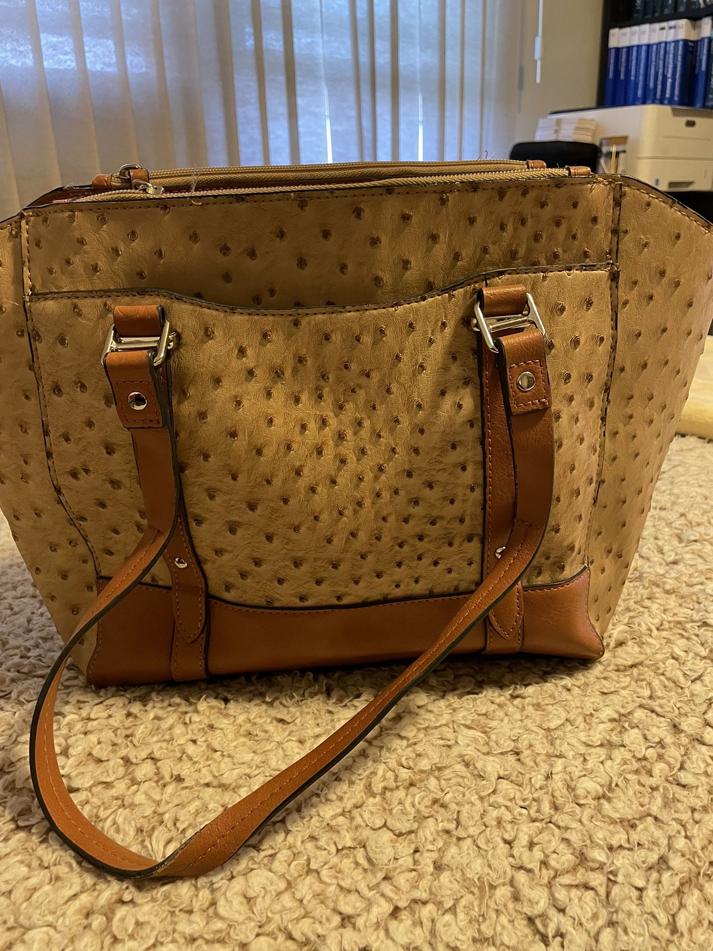 Brown/Beige Handbag