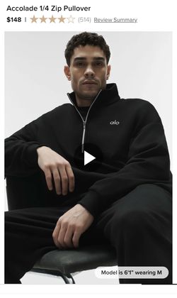 Alo 1/4 zip up