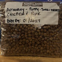Authority Puppy Food Small Breed Chicken & Rice