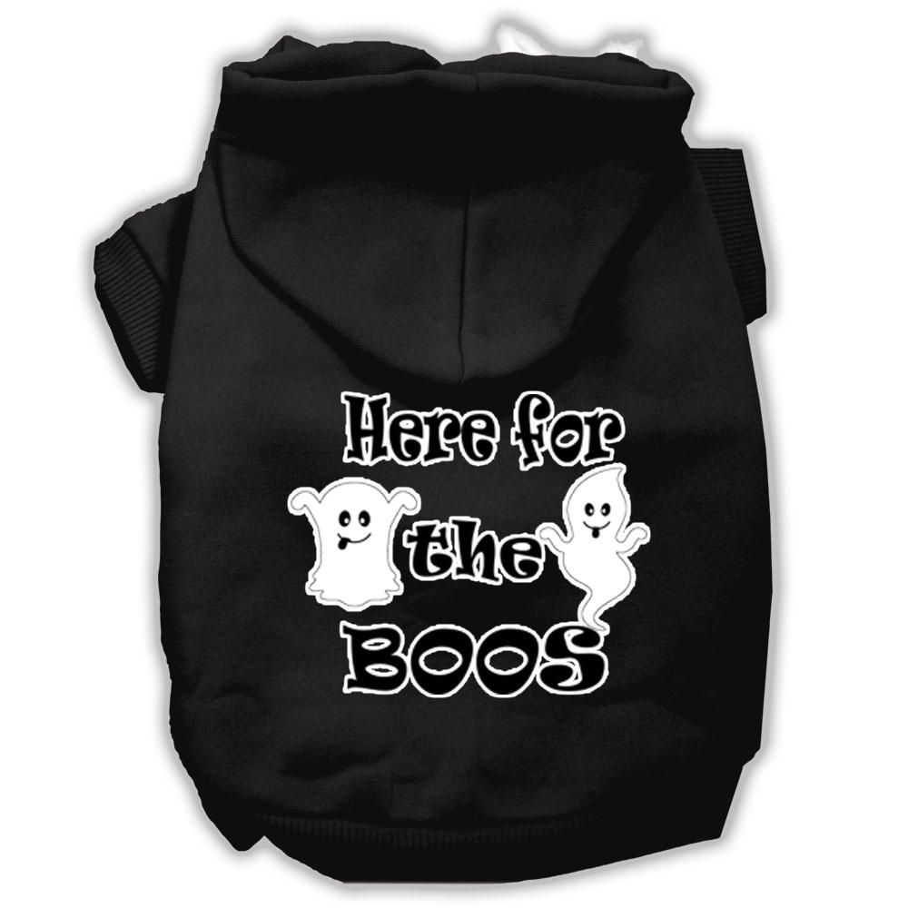 Mirage Pet Products Here for the Boos Screenprint Dog Hoodie Size Large