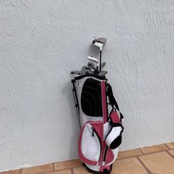Set Of Women Golf Club With Stand Bag 