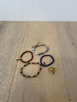 Assorted Beaded Bracelet And One Ring