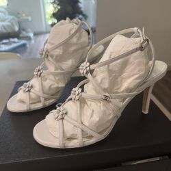 Chanel White Heel