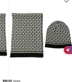 MICHAEL KORS  Scarf & Hat set