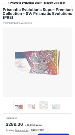 Prismatic Evolutions Super Premium Collection