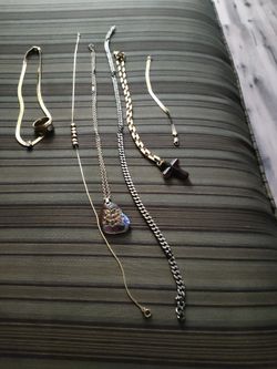 5 Necklace 1 Gold Bracket 1-gold K Ring.Make Me A OFFER $500.00