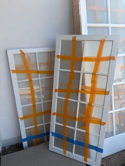 2 Windows 24”w x 53”h