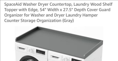 New washer and dryer counter top